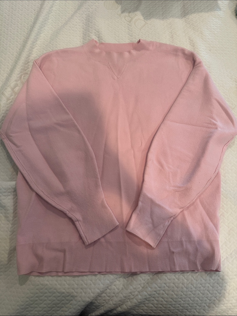 Banana Republic Soft Pink Crewneck Sweater